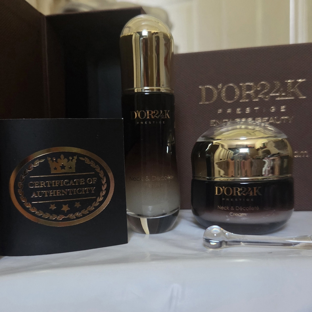 Prestige Neck & Décolleté Serum - Gold and Black